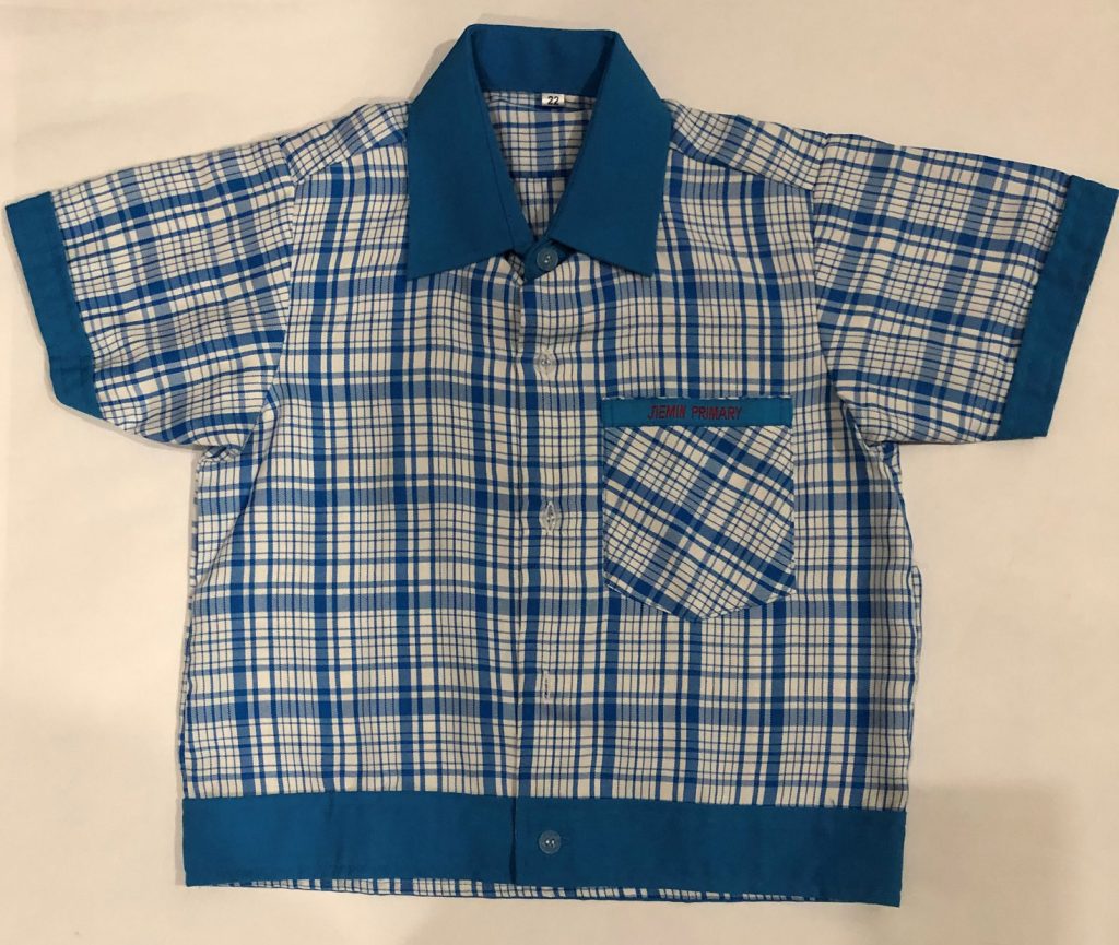 Boys Shirt Jiemin Primary School Chop Kong Chong 9999